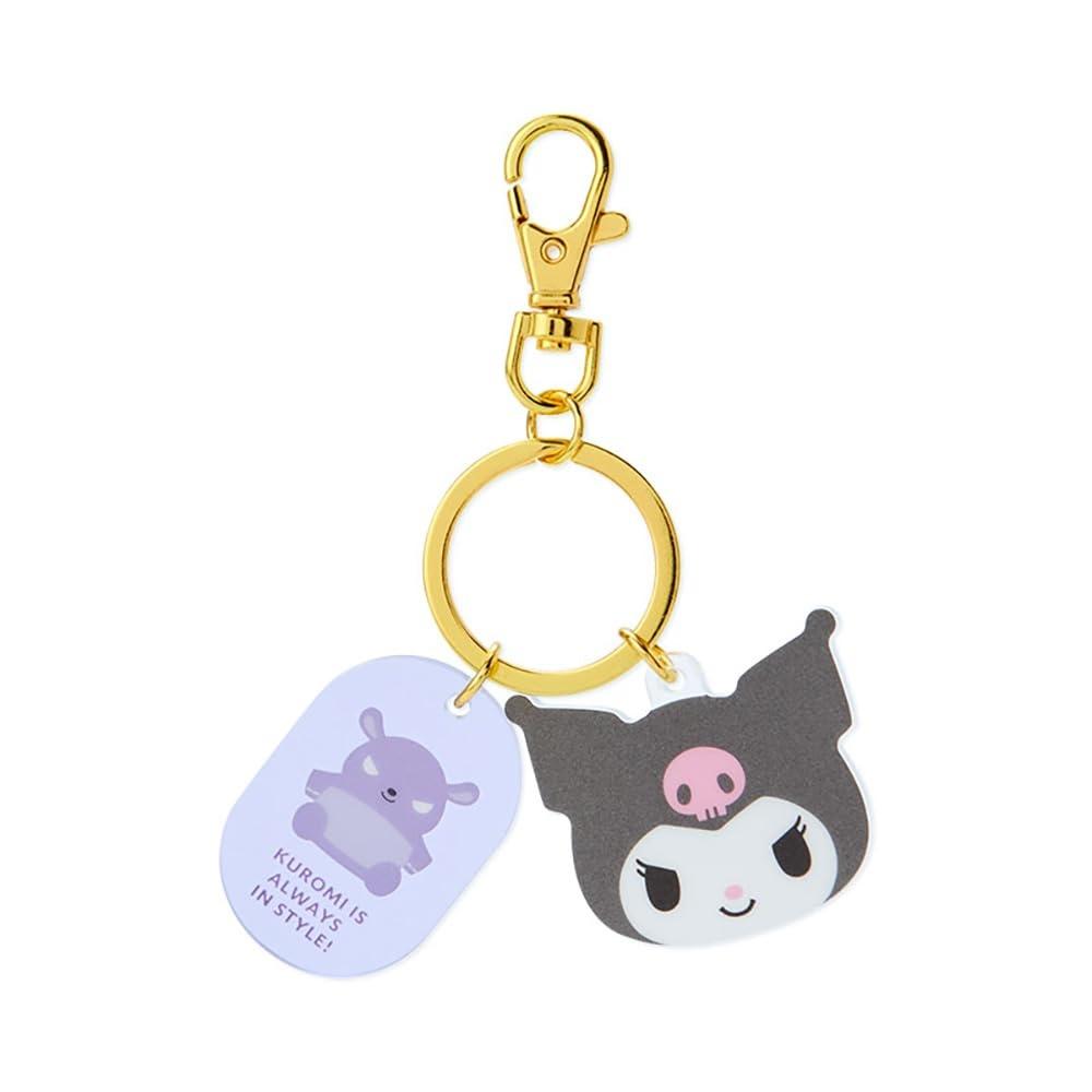 

Sanrio Kuromi face shaped key chain 908991