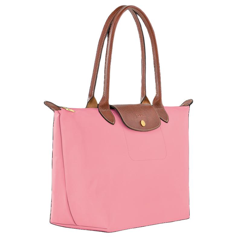 Longchamp Le Pliage Original Printed Logo Snap Closure Tote Bag Women Tote Cotton-Candy L2605089P92