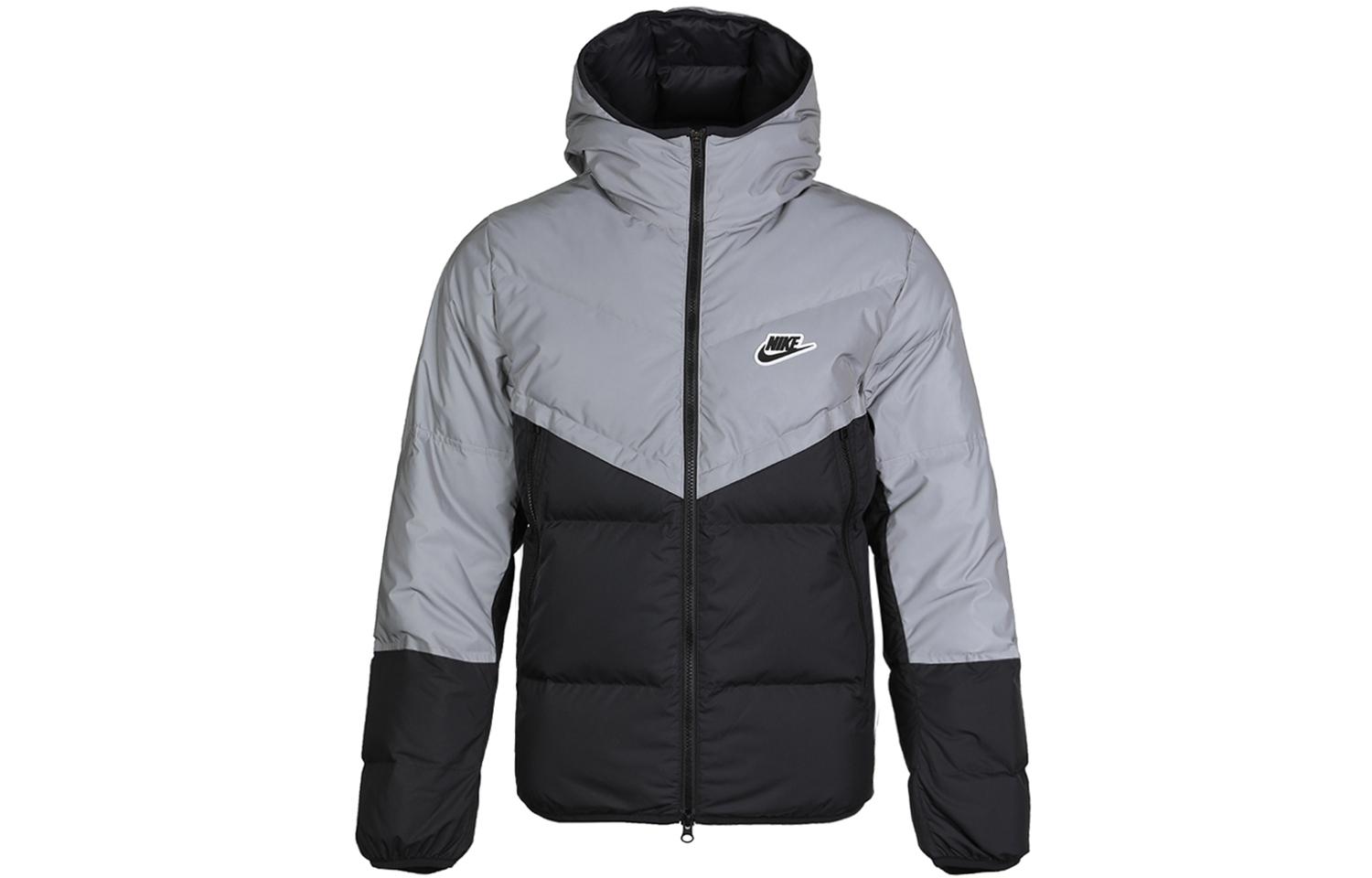 Nike Down Jacket Winter Men s Black Gray CZ1493-010 M