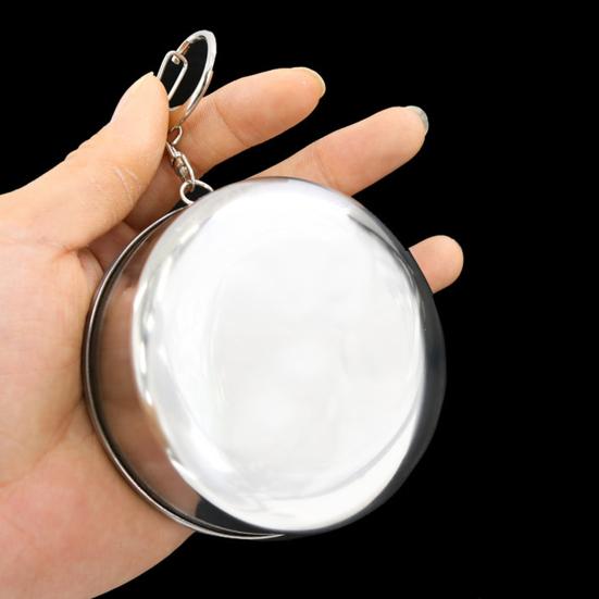 Taza Plegable de Acero Inoxidable Taza de Viaje Plegable con Llavero Taza Portátil para Beber al Aire Libre para Acampar Senderismo Pesca Uso