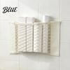 Hanging Mesh Organizer Capacity Elastic Trash Storage Wall Mounted for Closet Net Large Retractable Adhesive