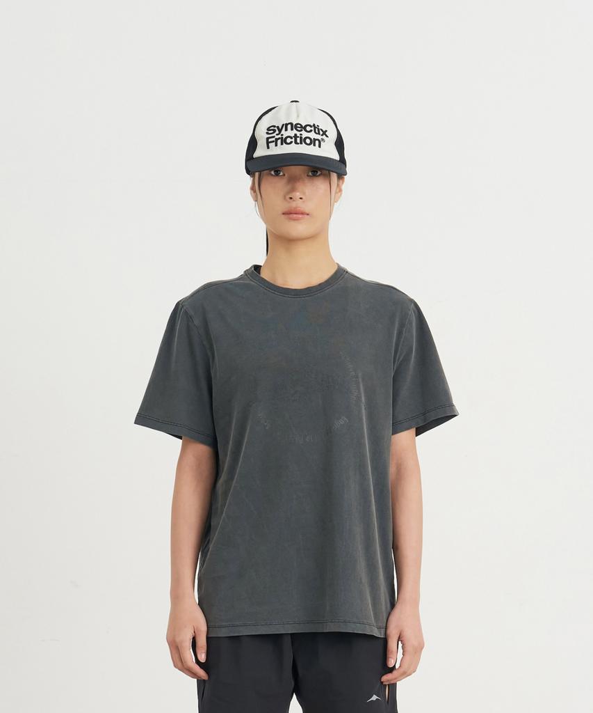 Goyoweeo [Cinecs Friction] Terrain Washed Short Sleeve (Charcoal)