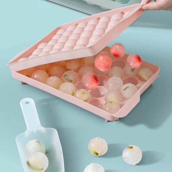 33 Ice Hockey Puck Ice Cube Mold Tray Easy Release Food-Grade Ice Cube Maker Whiskey Cocktail Kitchen Tool Accessories