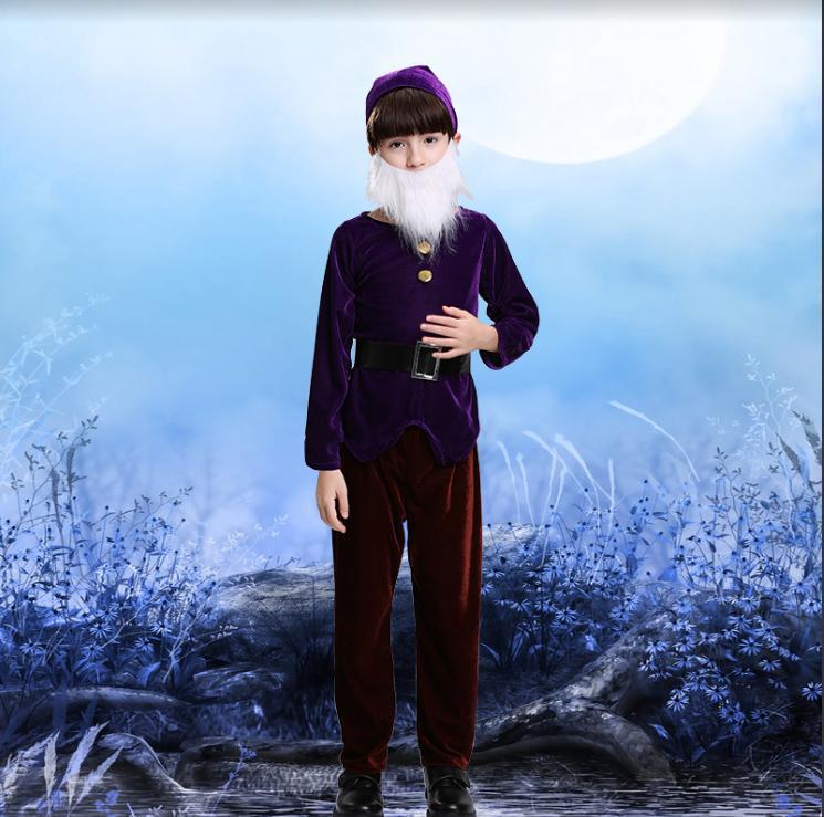 Children's Snow White & Seven Dwarfs Play Costumes: Prince, Hunter, & Magic Mirror Outfits