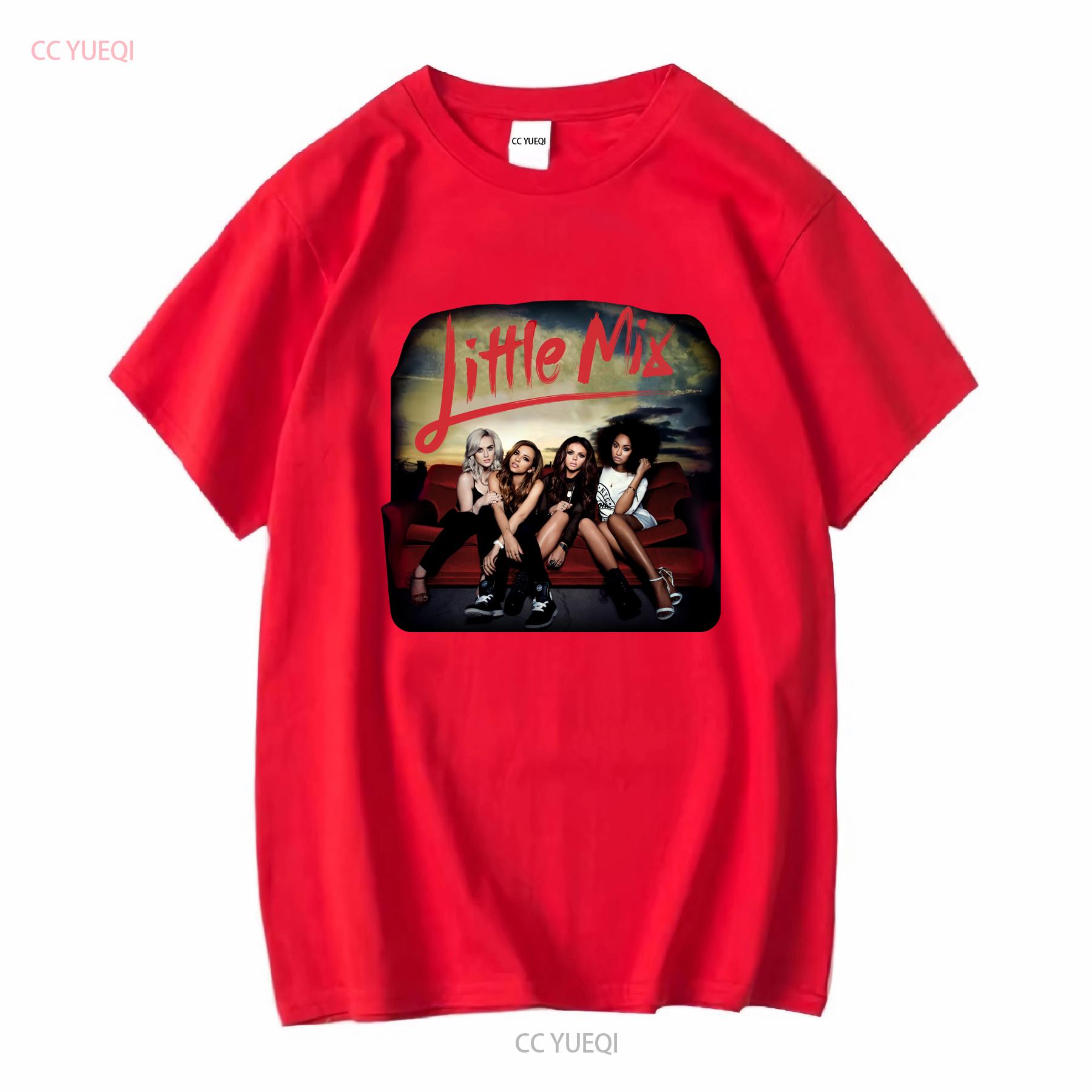 Little Mix T Shirt Small Black UK Tour 2014 Print Music Concert Band long or short sleeves vintage Washed homme Breathable S