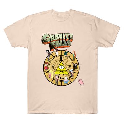 Gravity Falls Lustige Cartoon T-Shirts Anime Ästhetik Neue Damen Herren Kleidung Baumwolle Hohe Qualität Bequemes T-Shirt Sommer Cas...