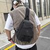 Schoolbag Multifunctional Dual-purpose Backpack One Shoulder Crossbody Riding Lightweight Chest Bag Commuter Travel Waterproof Small Backpack Hiking 