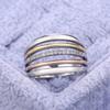 Pierścionki z rzędami dla kobiet Wysoka jakość Prosty design Biżuteria na imprezę Codzienne akcesoria na palce Prezent urodzinowy
