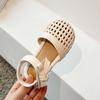 Braided toe cap girls' sandals with soft soles summer new style for children and babies anti-kick lightweight princess sandals