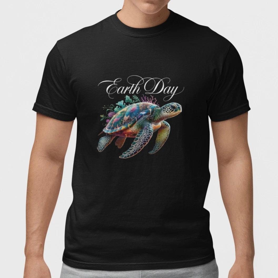 Earth Day Sea Turtle Shirt Save The Ocean Nature Wildlife Tee Gift Unisex XXXXL