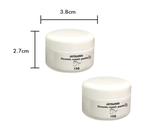 1set Ceramic Repair Paste 30g Quick Dry White Porcelain Crack Chip Porcelain Repair Kit Tub Tile and Shower Repair Tile Adhesive