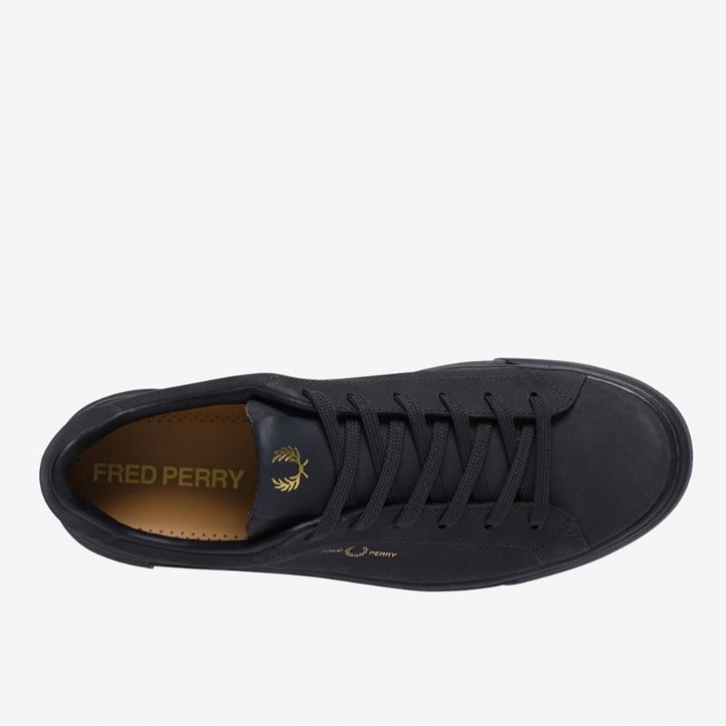 Fred Perry B71 Nubuck Black Leather Sneakers