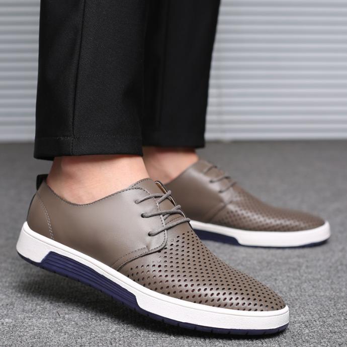 Scarpe Casual da Uomo Taglia Grande 48 47 Mocassini da Lavoro Uomo Scarpe Eleganti da Matrimonio Marrone Barbiere Scarpe Ufficiali