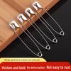 Vintage-Style Safety Pin Brooch and Paper Clip Set: Small To Extra Large for Clothes and Bed Sheets