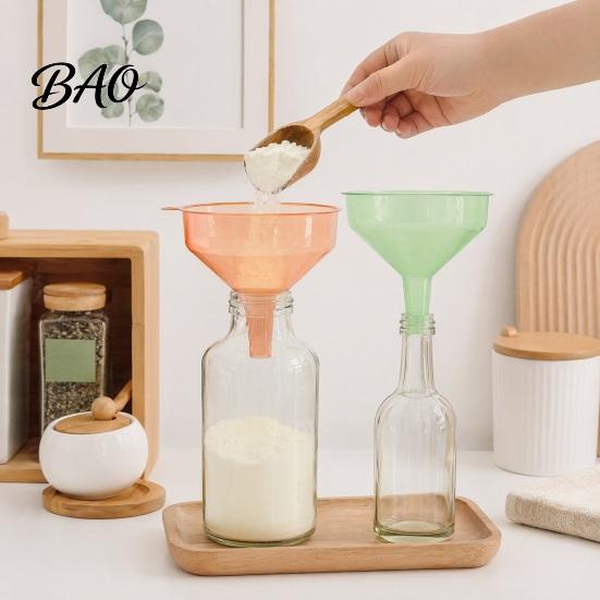 Universal Funnel 2Pcs Wide Mouth Kitchen Filling Funnel, Oils Liquid Soy Sauce Powder Food Grade Canning Transfer for Bottles & Jars Easy Clean