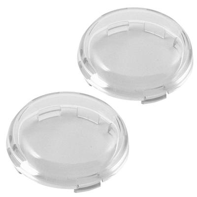 2 Pack Clear Turn Signal Lens Cover Lens for Harley Davidson