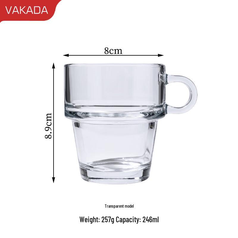 

VAKADA Borosilicate Glass Mug with Handle