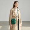 Simple Solid Color Women's Handbag Square High Quality Shoulder Bag Large Capacity Pu Leather Phone Purse School
