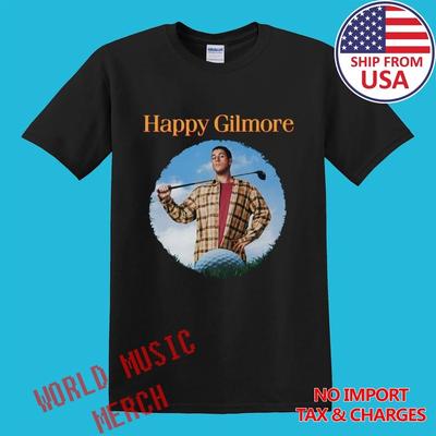 Happy Gilmore Men's Black Size S-5XL