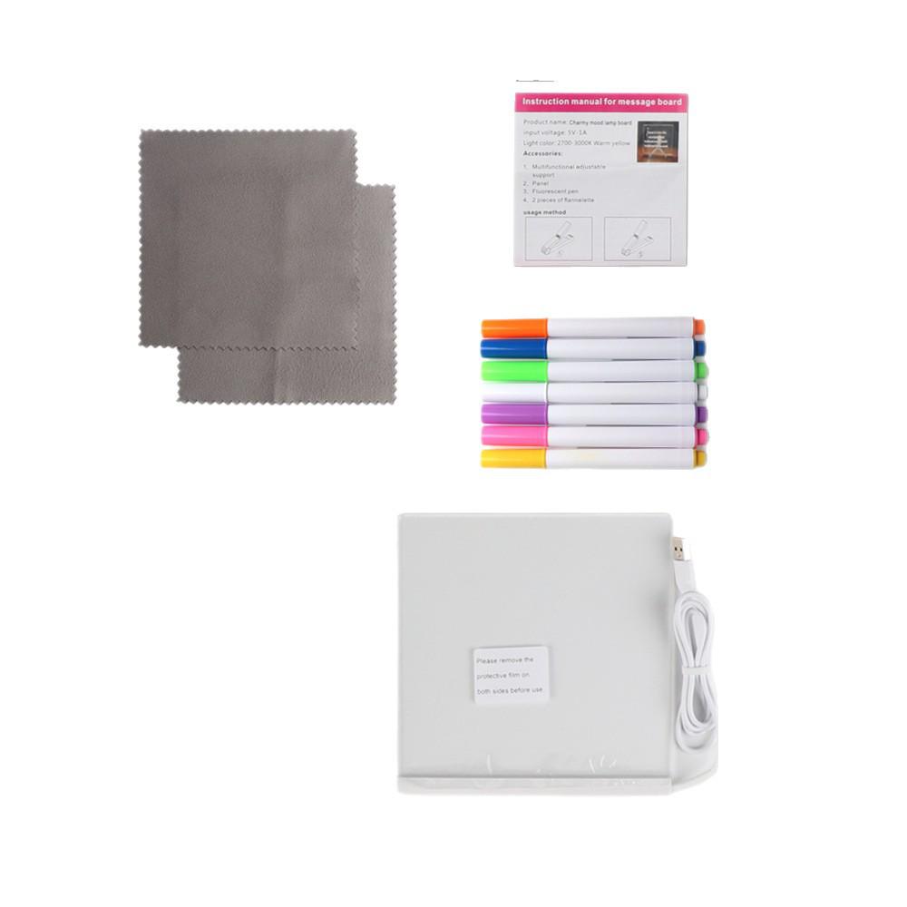 LED Acrylic Erasable Fluorescent Drawing Board for Kids