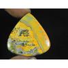 35X37X05MM Natural Bumble Bee Jasper Pear Cabochon Loose Gemstone 47Cts. D-85