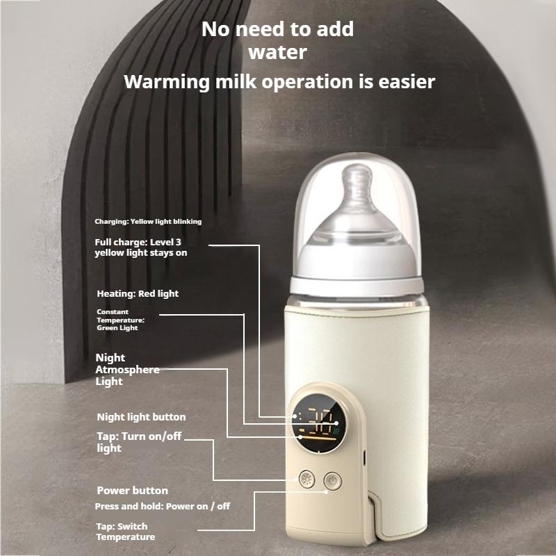 Baby bottle insulation cover Wireless power storage model Go out Portable milk warmer Milk warmer Heating constant temperature