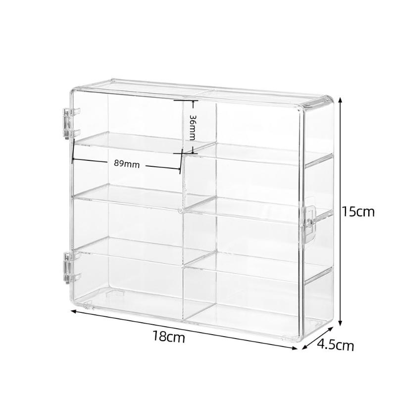 

M-1Pcs Car Model Dust-Proof Display Stand Transparent Toy Car Placement Box Compact Car Model Storage Display Box прозорий