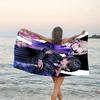 1pc Addams Family Wednesday6 Beach Towel, Sports Cape, Beach and Seaside Swimming Pool Equipment, Fashion Pattern, Rectangular, Travel Essentials