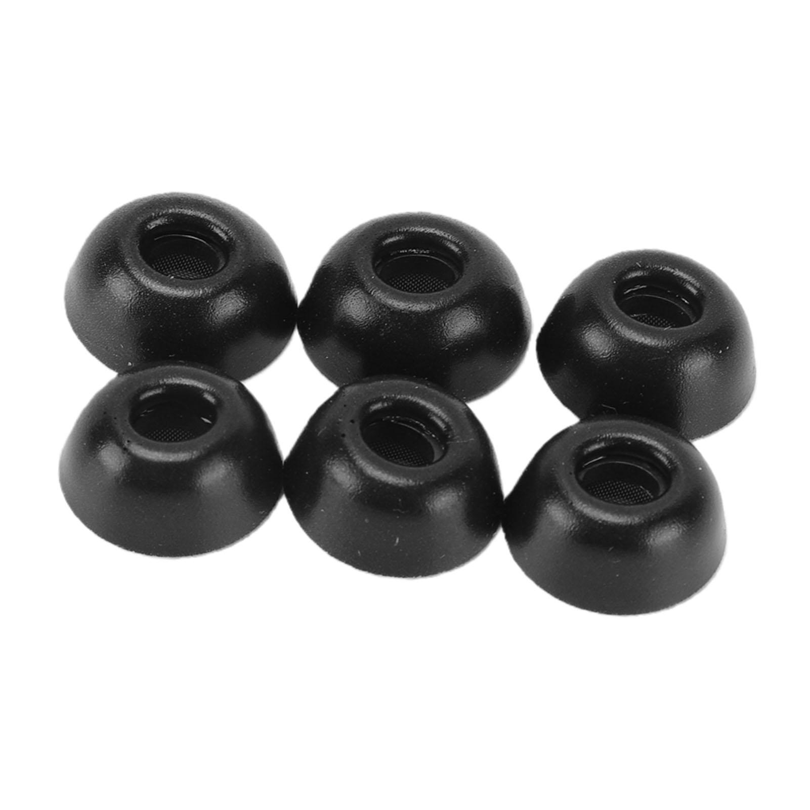 

3 Pairs Memory Foam Replacement Ear Tips Support for IOS Wireless Bluetooth Headphones Pro 3 Soft Secure Fit Noise чорний