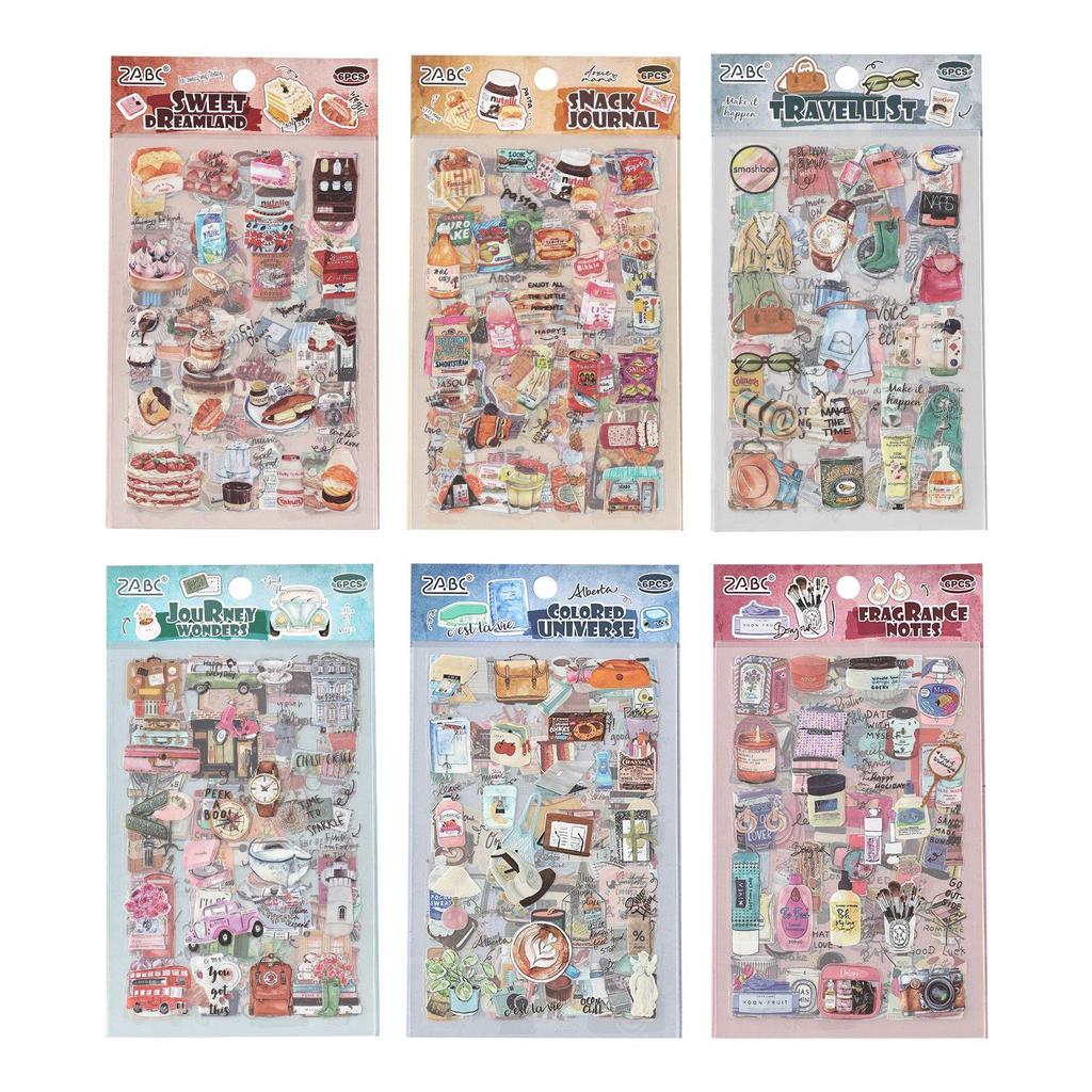 Life Collage Creative Sticker Pack for DIY Journals