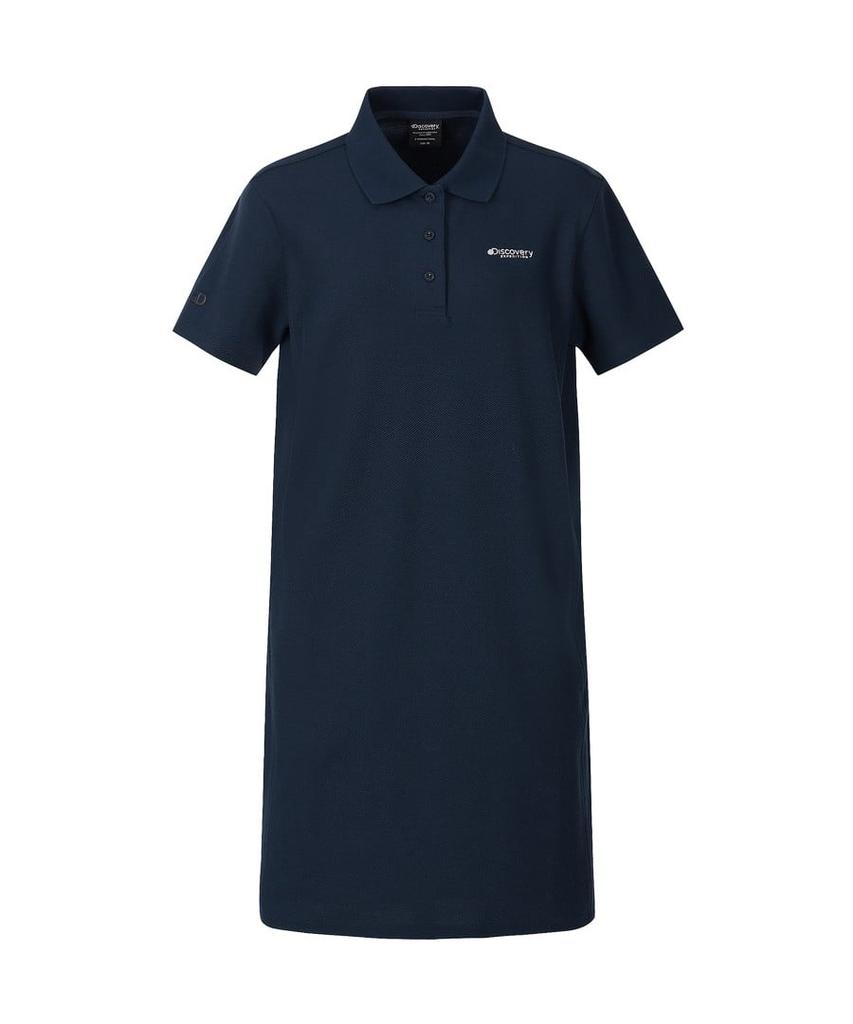 DISCOVERY EXPEDITION Women'S Pique Collar Dress (D/Navy)
