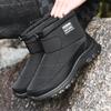 Fashion Waterproof Snow Boots for Men Winter Non-Slip Thicken Plush Ankle Boots Male New 2025 Outdoor Keep Warm Cotton Padded Shoes Man