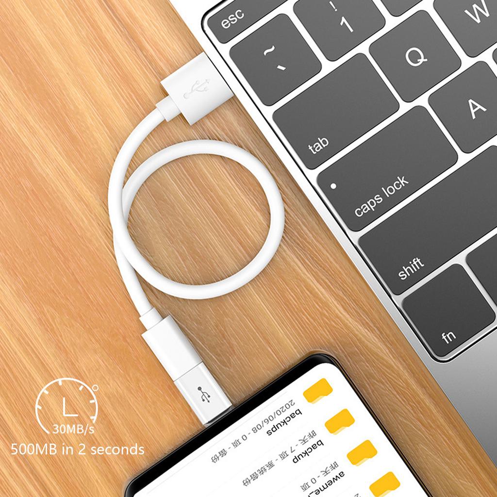 Converters for Tablets Phones USB Female To USB C Male Adapter Support Data Transfer Laptops Charging Adapter