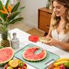 Stainless Steel Melon Baller with Ergonomic Handle and Integrated Scoop for Fruit and Vegetable Preparation Kitchen Tool