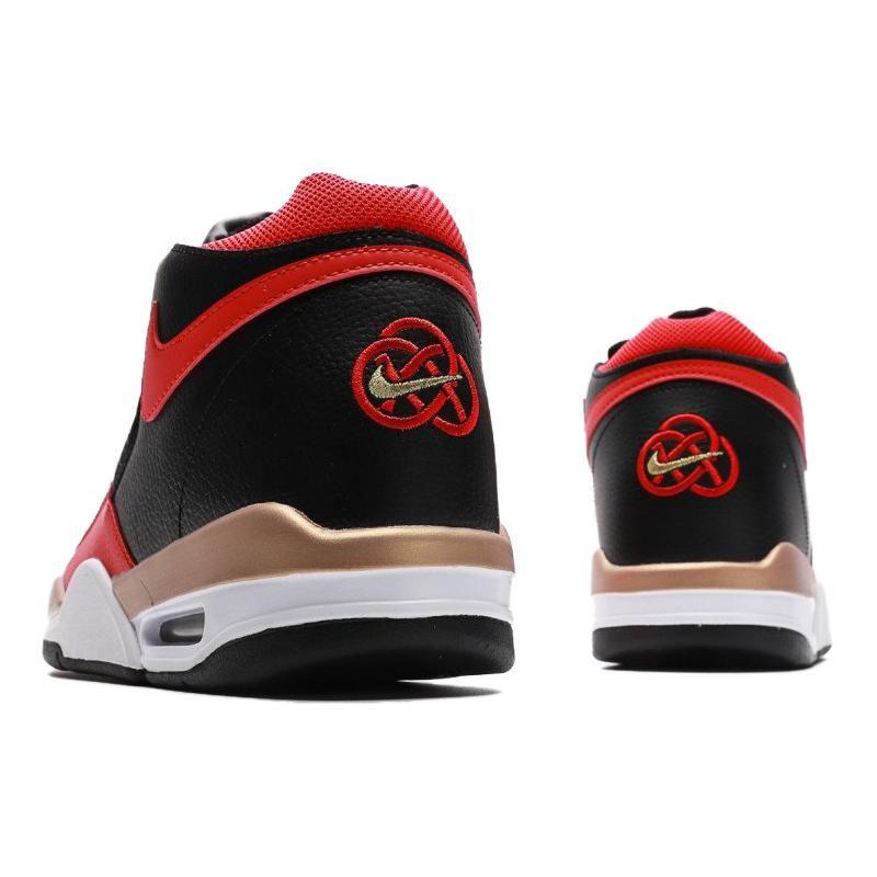 Nike Flight Legacy Chinese New Year Men Sneakers Black Metallic-Element-Gold White DD8493-091