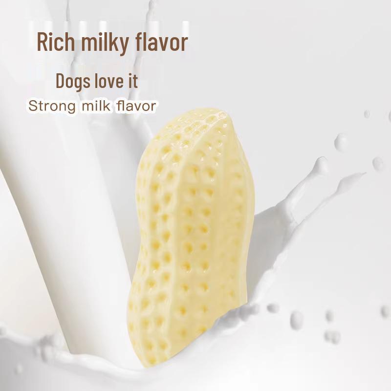 Peanut Sound Ball: Bite-Resistant Teething Toy for Dogs - Relieves Boredom, Suitable for Small to Large Breeds.