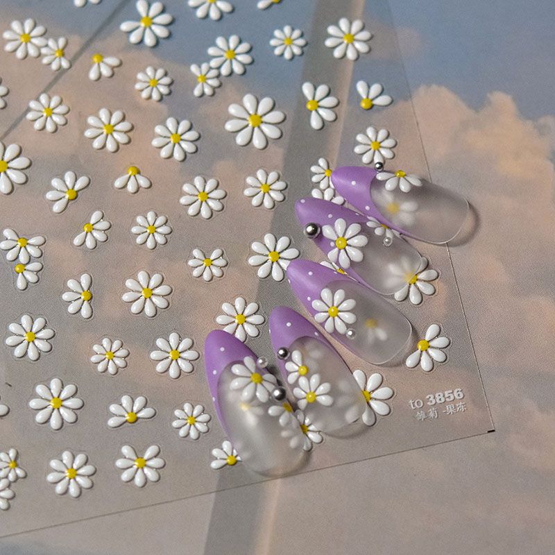 

Tomoni Flower Nail Art Sticker Japanese Style Little Daisy Daisy 3856