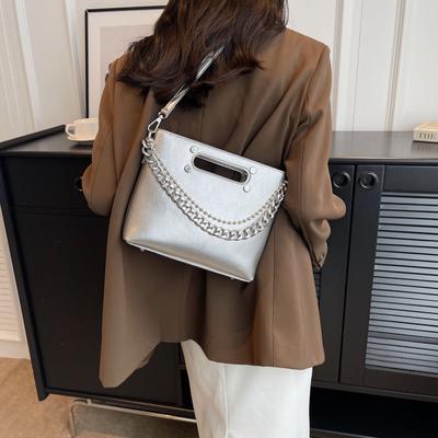 New Women Bag Luxury Tote Bag Chains Fashion Hasp Shoulder Bag Handbag Crossbody for Women Euro-America Style