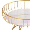 Hollow Design Fruit Basket Metal Wire Serving Bowl Elegant Fruit Tray  Kitchen Counter