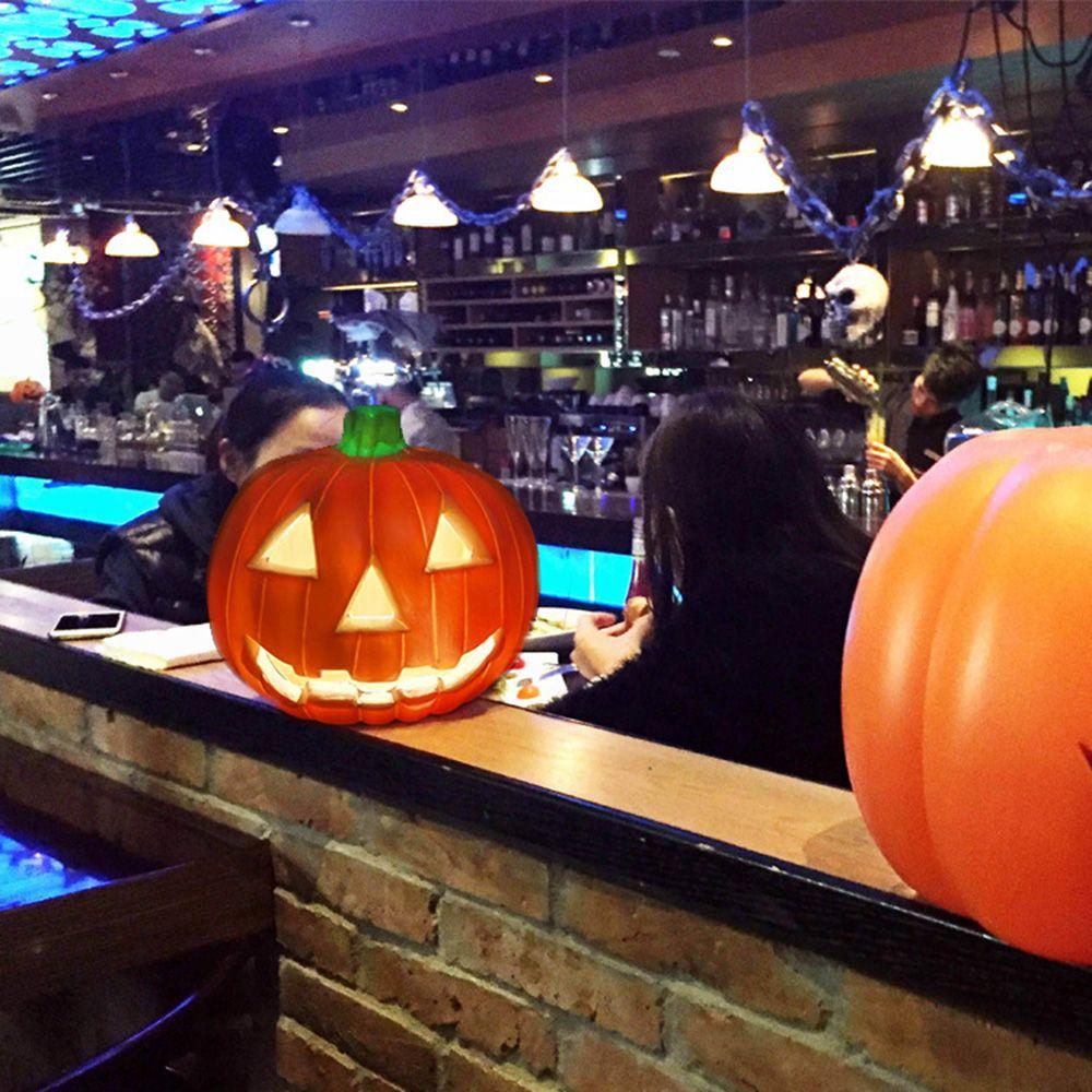 Supplies Gift DIY Shopping Scene Arrangement Lantern Pumpkin Lamp Halloween Decoration Led Light