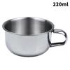 Mini Camping Wasserbecher Titanlegierung Tragbarer Tee-Kaffeebecher Outdoor Küchenausrüstung Bergsteigerbecher