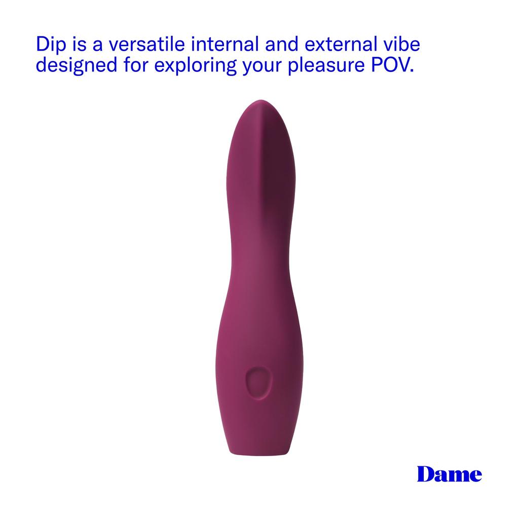 Plum Japanese A versatile vibrator designed for pleasure seeking [Dame] Dip2.0 [Official distributor]
