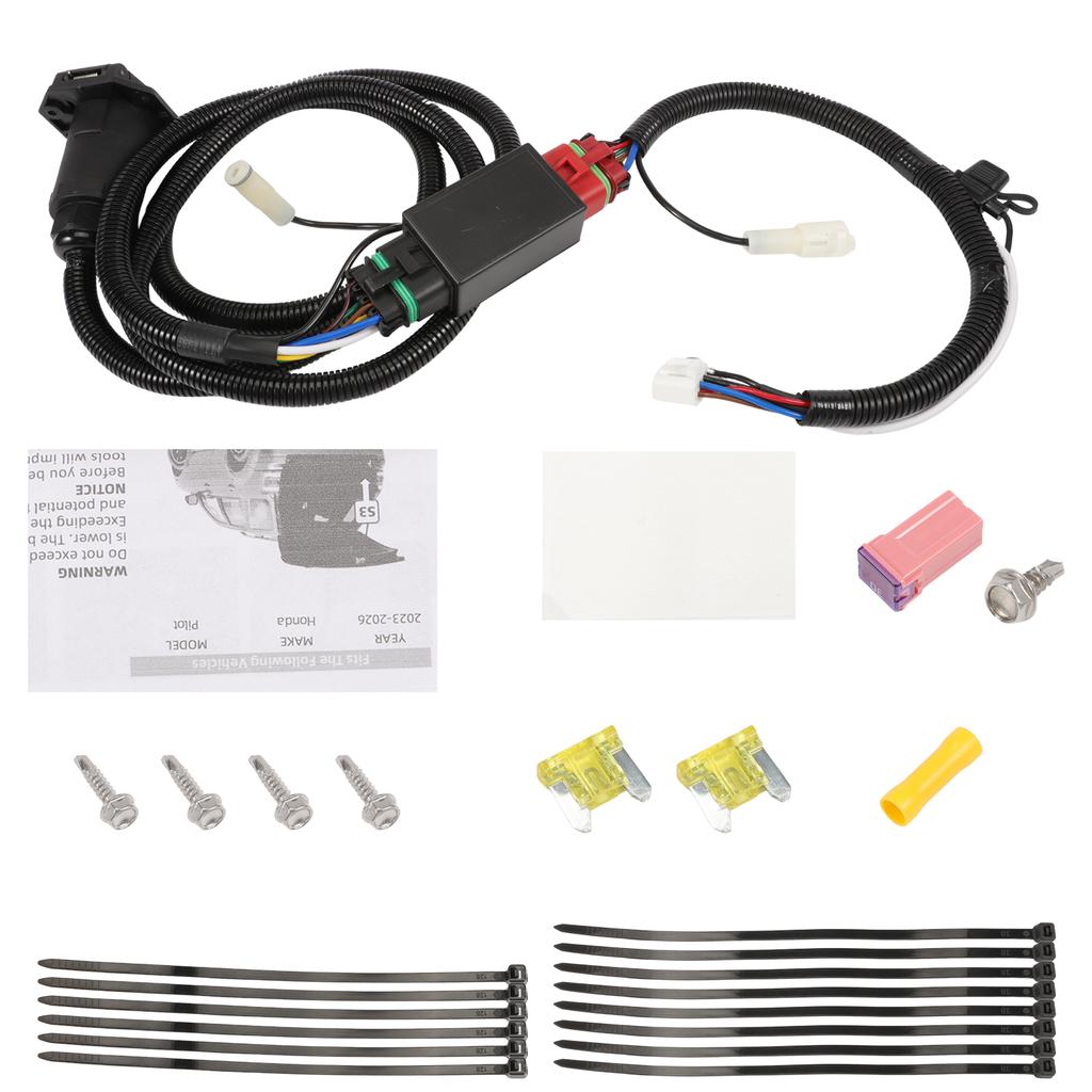 RV Blade 7-Pin Trailer Wiring Harness 56518 For Honda Pilot 2025-2025, 7-Way RV Blade Output Custom Wiring Harness