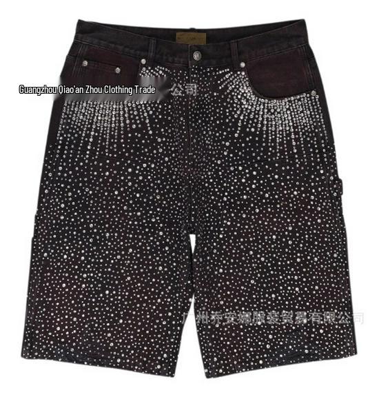 Jeans Uomo 2026 Retro Cross Strass