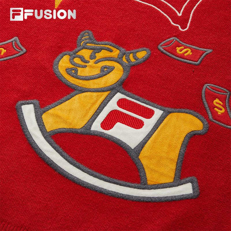 FILA FUSION Lucky Clover Unisex Knit Sweater