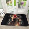 1pc Spider Entry Doorway Floor Rug | Absorbent & Quick-drying, Non-slip & Super Soft, Polyester, Rectangle, Machine Washable,