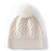 Warm Knit Cashmere Slouchy Hat: Versatile, Ear-Protective Head Covering for Autumn & Winter, Fits Large Circumferences