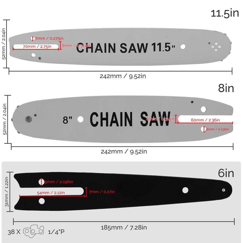   Plate Electric Chainsaw Replaceable   Plates Chainsaw Accessory Metal Accessories