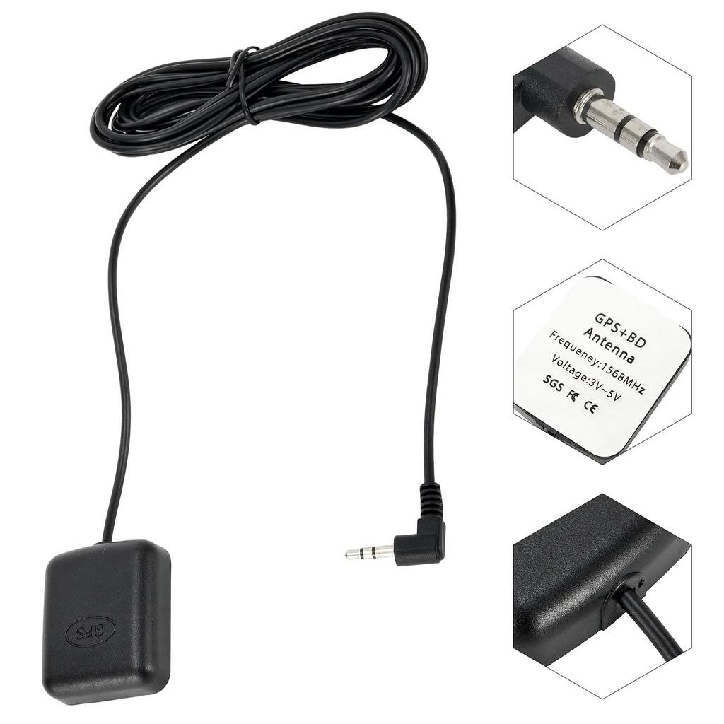 1 Pc Car/auto Truck SUV Dash Cams Dash Camera External GPS Receiver 3.5mm Elbow For Vehicle Accessories New