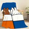 Kawaii M-Miffy Blanket Soft Throw Blanket for Home Bedroom Bed Sofa Picnic Travel Office Rest Cover Blanket Gift